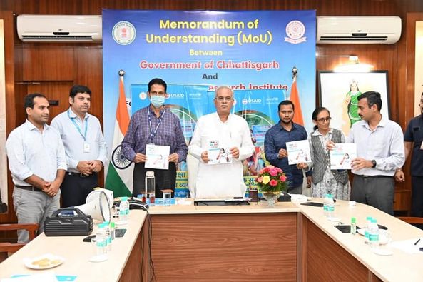 यूनिसेफ ने छत्तीसगढ़ सरकार को दिया संचार और मीडिया उपकरण