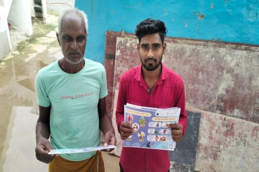 आई.वी.आर नंबर में अपने मानसिक स्वस्थ्य को ठीक कर युवा ने मनोबल स्वयंसेवक के रूप में कार्य करना प्रारंभ किया l